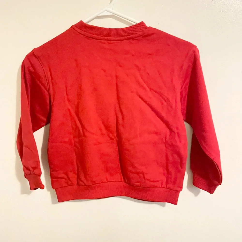 H&M Sz US 5T/6 sweatshirt with motif long sleeve - Picture 8 of 8